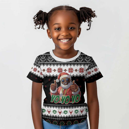South Africa Christmas Kid T shirt Hip Hop Santa Claus