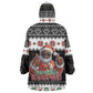 South Africa Christmas Kid Wearable Blanket Hoodie Hip Hop Santa Claus