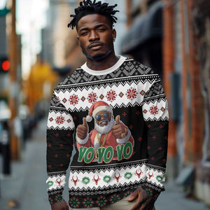 South Africa Christmas Long Sleeve Shirt Hip Hop Santa Claus LT05