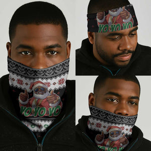 South Africa Christmas Neck Gaiter Hip Hop Santa Claus LT05
