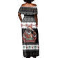 South Africa Christmas Off Shoulder Maxi Dress Hip Hop Santa Claus