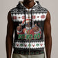 South Africa Christmas Sleeveless Zip Hoodie Hip Hop Santa Claus - African Pride