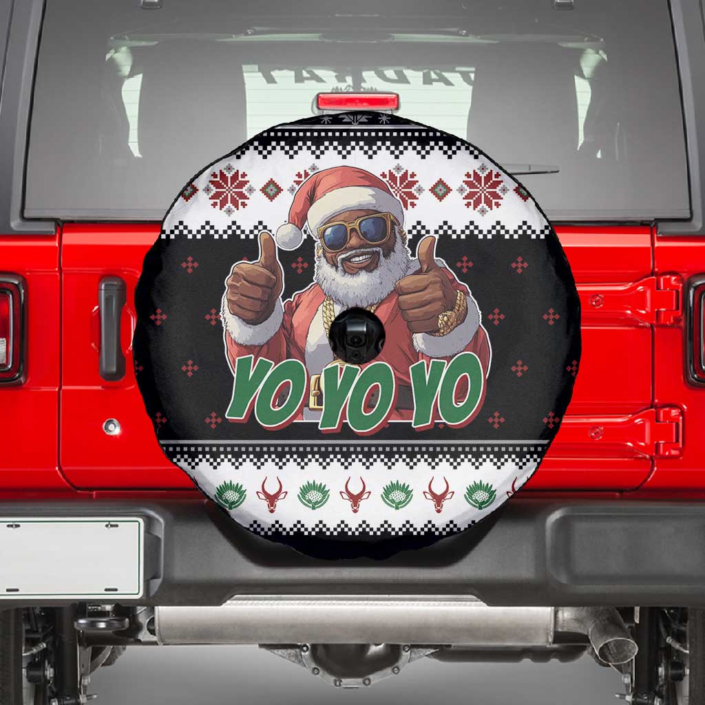 South Africa Christmas Spare Tire Cover Hip Hop Santa Claus