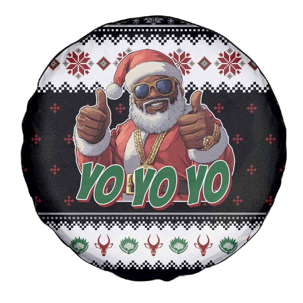 South Africa Christmas Spare Tire Cover Hip Hop Santa Claus