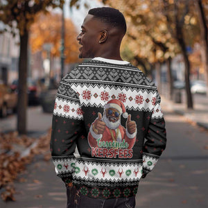 South Africa Christmas Sweatshirt Hip Hop Santa Claus