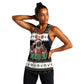 South Africa Christmas Women Racerback Tank Hip Hop Santa Claus