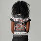 South Africa Christmas Women V-Neck T-Shirt Hip Hop Santa Claus