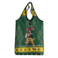 South Africa Christmas Grocery Bag Funny Santa Riding Springbok