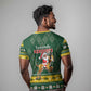 South Africa Christmas T shirt Funny Santa Riding Springbok LT05