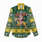 South Africa Christmas Women Casual Shirt Funny Santa Riding Springbok LT05