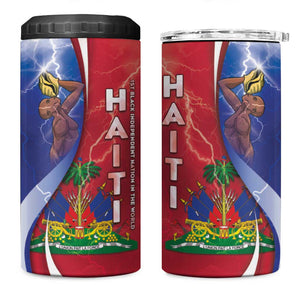 Haiti Independence Day 4 in 1 Can Cooler Tumbler The First Black Independent Nation - African Pride
