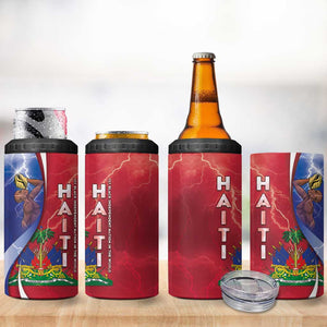 Haiti Independence Day 4 in 1 Can Cooler Tumbler The First Black Independent Nation - African Pride