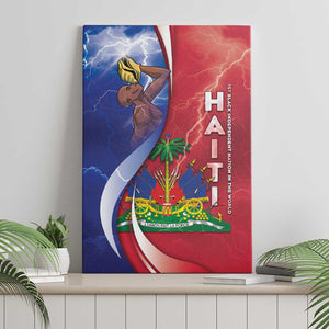 Haiti Independence Day Canvas Wall Art The First Black Independent Nation - African Pride