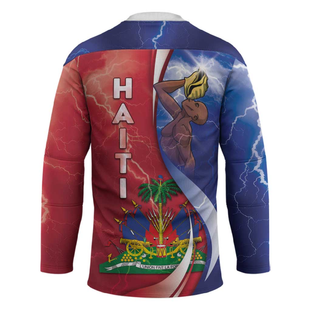 Haiti Independence Day Hockey Jersey The First Black Independent Nation