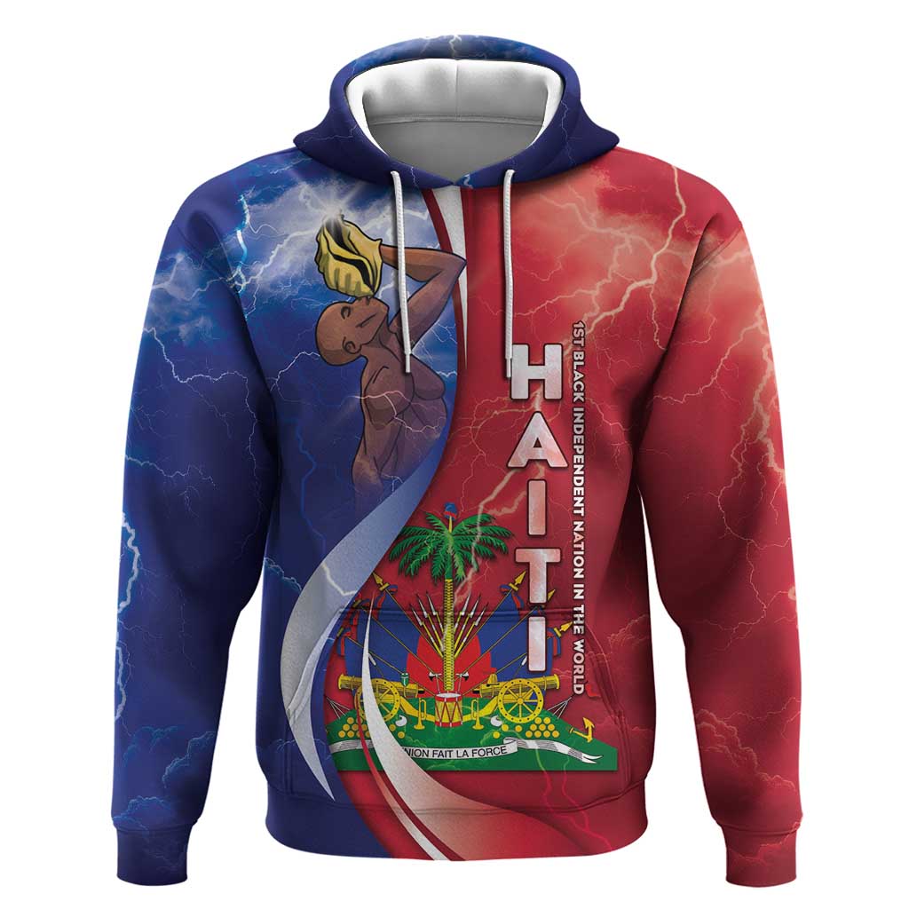 Haiti Independence Day Hoodie The First Black Independent Nation - African Pride