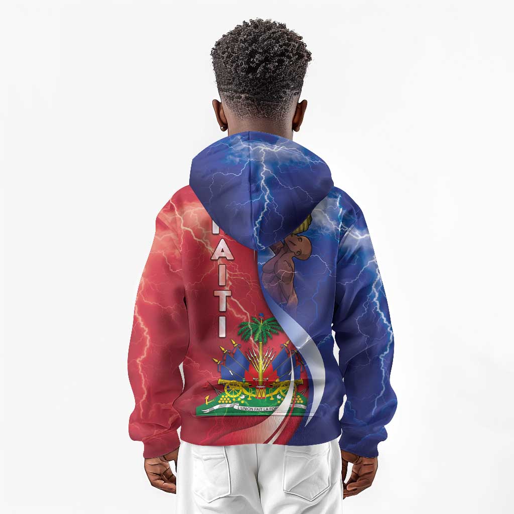 Haiti Independence Day Kid Hoodie The First Black Independent Nation - African Pride