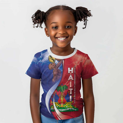 Haiti Independence Day Kid T shirt The First Black Independent Nation - African Pride