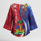 Haiti Independence Day Kimono Sleeve Blouse The First Black Independent Nation