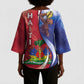 Haiti Independence Day Kimono Sleeve Blouse The First Black Independent Nation