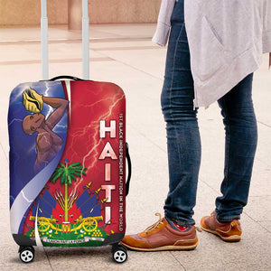 Haiti Independence Day Luggage Cover The First Black Independent Nation - African Pride