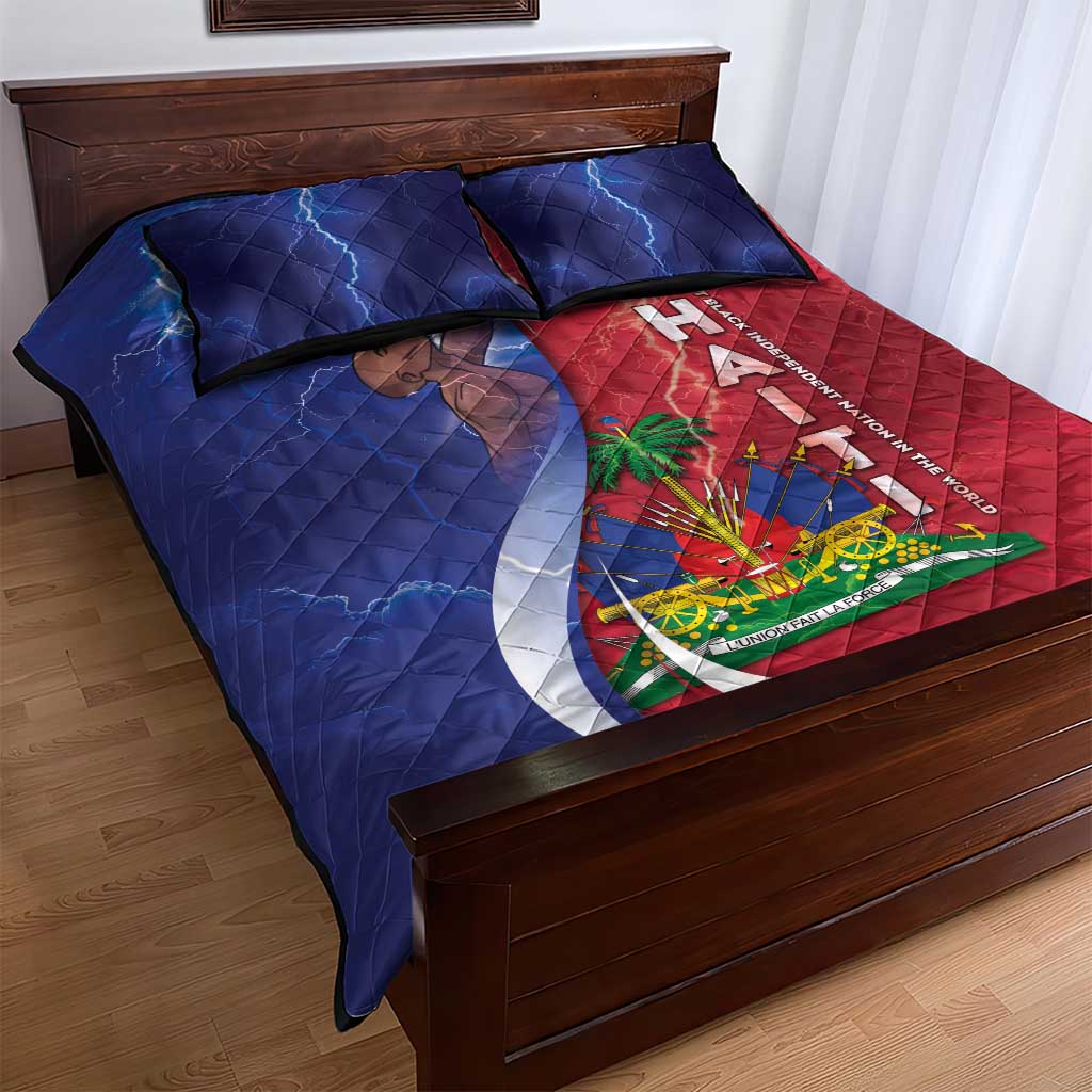 Haiti Independence Day Quilt Bed Set The First Black Independent Nation - African Pride