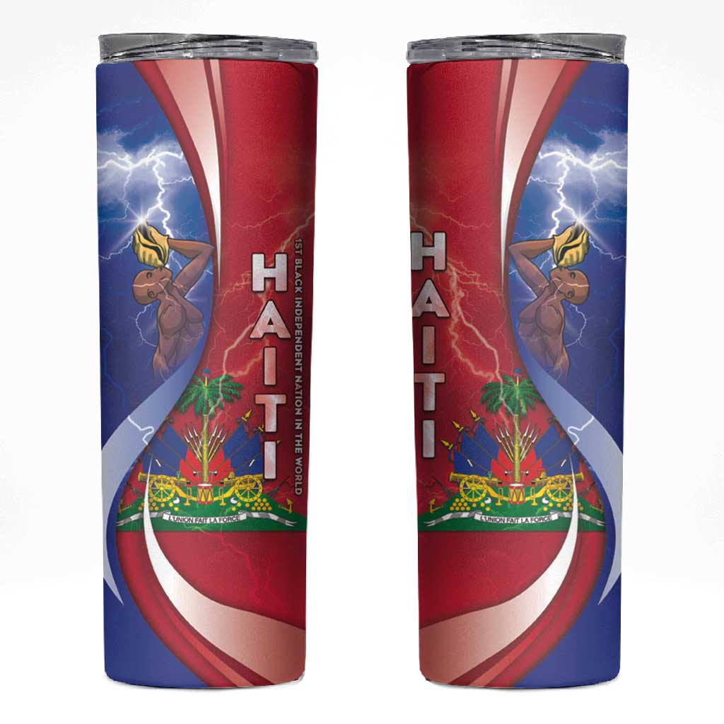 Haiti Independence Day Skinny Tumbler The First Black Independent Nation - African Pride