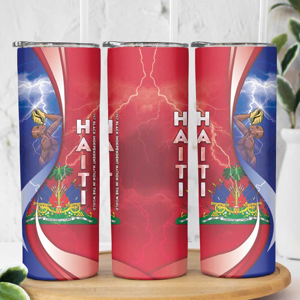 Haiti Independence Day Skinny Tumbler The First Black Independent Nation - African Pride