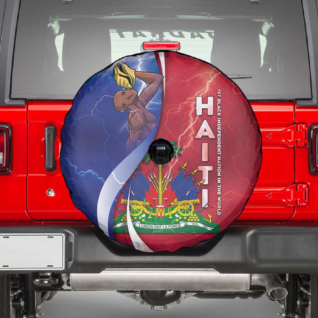 Haiti Independence Day Spare Tire Cover The First Black Independent Nation - African Pride