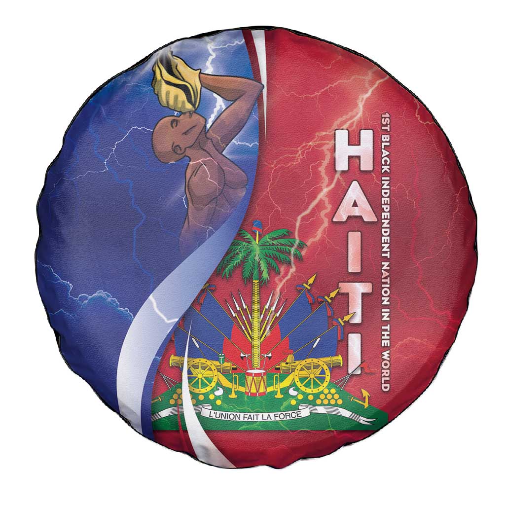 Haiti Independence Day Spare Tire Cover The First Black Independent Nation - African Pride