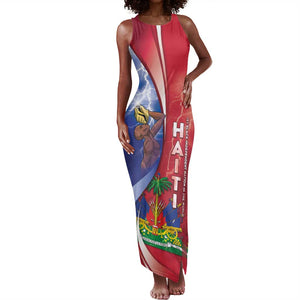 Haiti Independence Day Tank Maxi Dress The First Black Independent Nation - African Pride