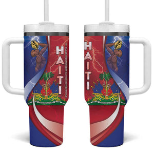 Haiti Independence Day Tumbler With Handle The First Black Independent Nation - African Pride