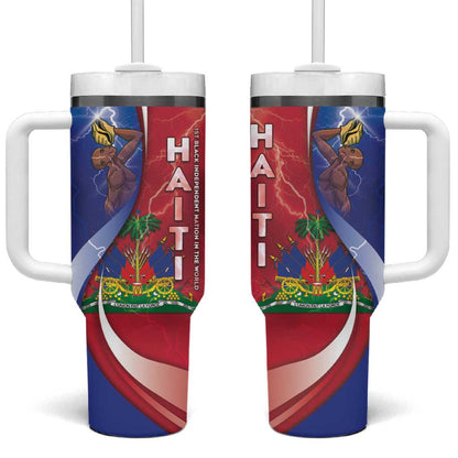 Haiti Independence Day Tumbler With Handle The First Black Independent Nation - African Pride