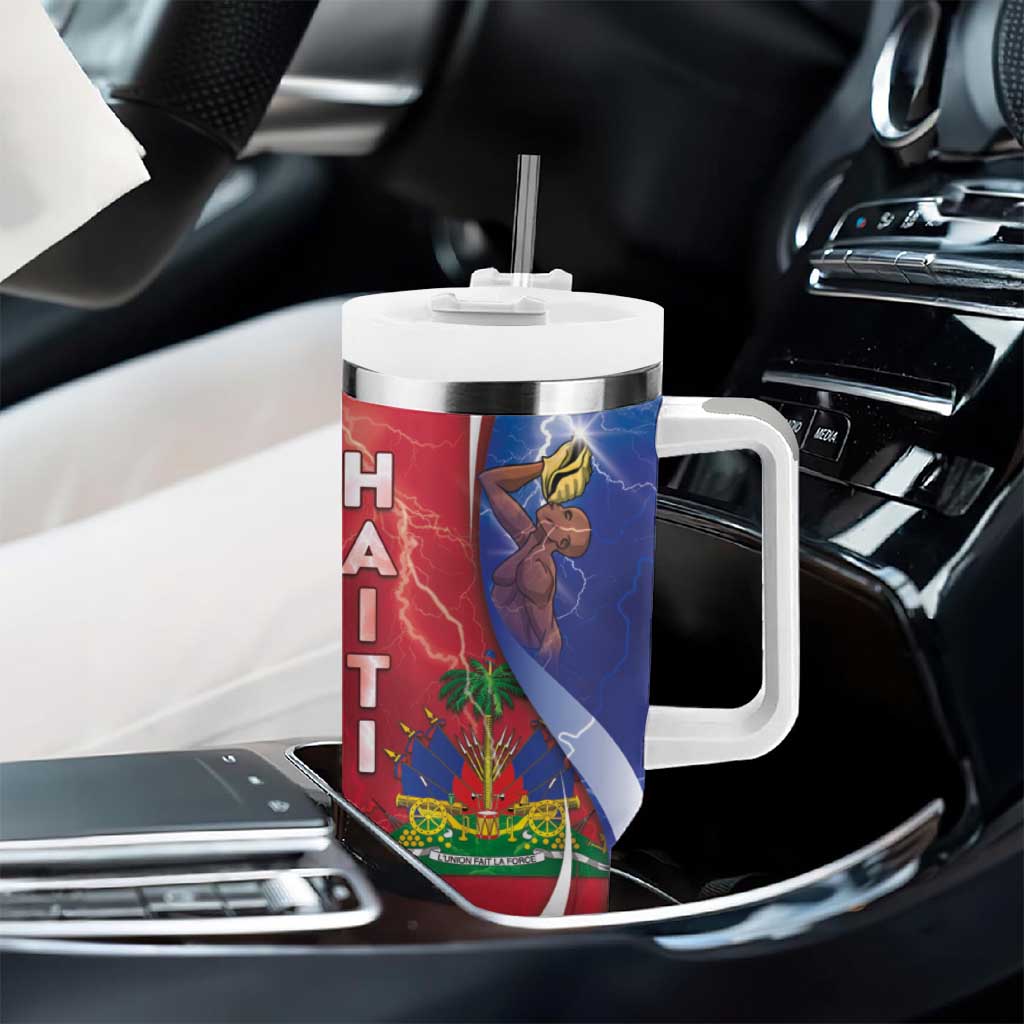 Haiti Independence Day Tumbler With Handle The First Black Independent Nation - African Pride