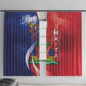 Haiti Independence Day Window Curtain The First Black Independent Nation - African Pride