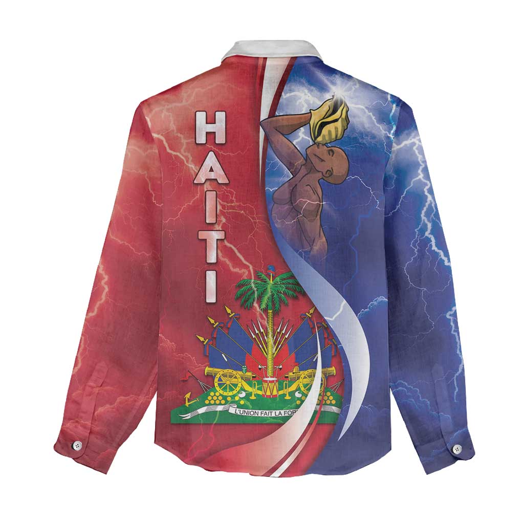 Haiti Independence Day Women Casual Shirt The First Black Independent Nation - African Pride