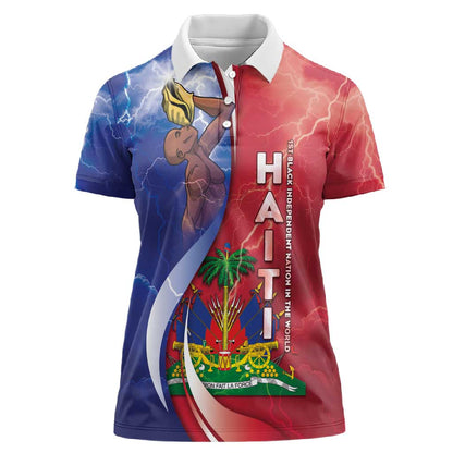 Haiti Independence Day Women Polo Shirt The First Black Independent Nation - African Pride