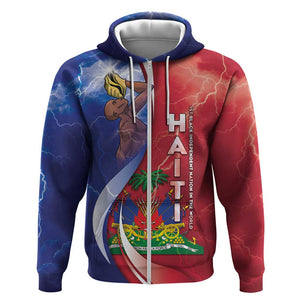 Haiti Independence Day Zip Hoodie The First Black Independent Nation - African Pride