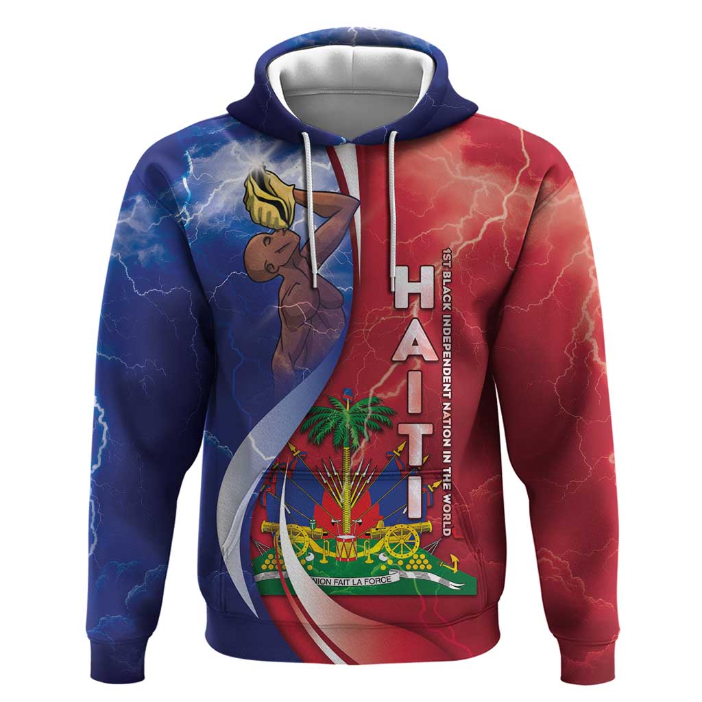 Haiti Independence Day Zip Hoodie The First Black Independent Nation - African Pride