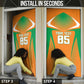 Custom Ivory Coast Football 2026 Door Cover Go Les Elephants