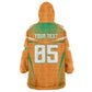 Custom Ivory Coast Football 2026 Kid Wearable Blanket Hoodie Go Les Elephants