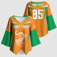 Custom Ivory Coast Football 2026 Kimono Sleeve Blouse Go Les Elephants