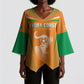 Custom Ivory Coast Football 2026 Kimono Sleeve Blouse Go Les Elephants