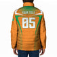 Custom Ivory Coast Football 2026 Padded Jacket Go Les Elephants