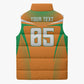 Custom Ivory Coast Football 2026 Sleeveless Puffer Jacket Go Les Elephants