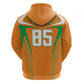 Custom Ivory Coast Football 2026 Zip Hoodie Go Les Elephants
