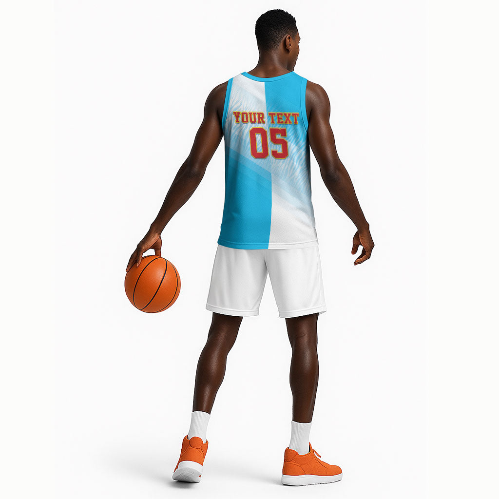 Custom DR Congo Football 2026 Basketball Jersey Fimbu Na Fimbu