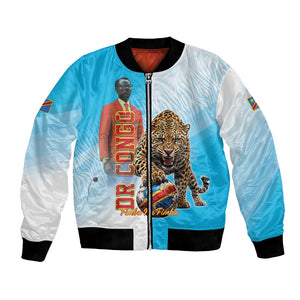 Custom DR Congo Football 2026 Bomber Jacket Fimbu Na Fimbu