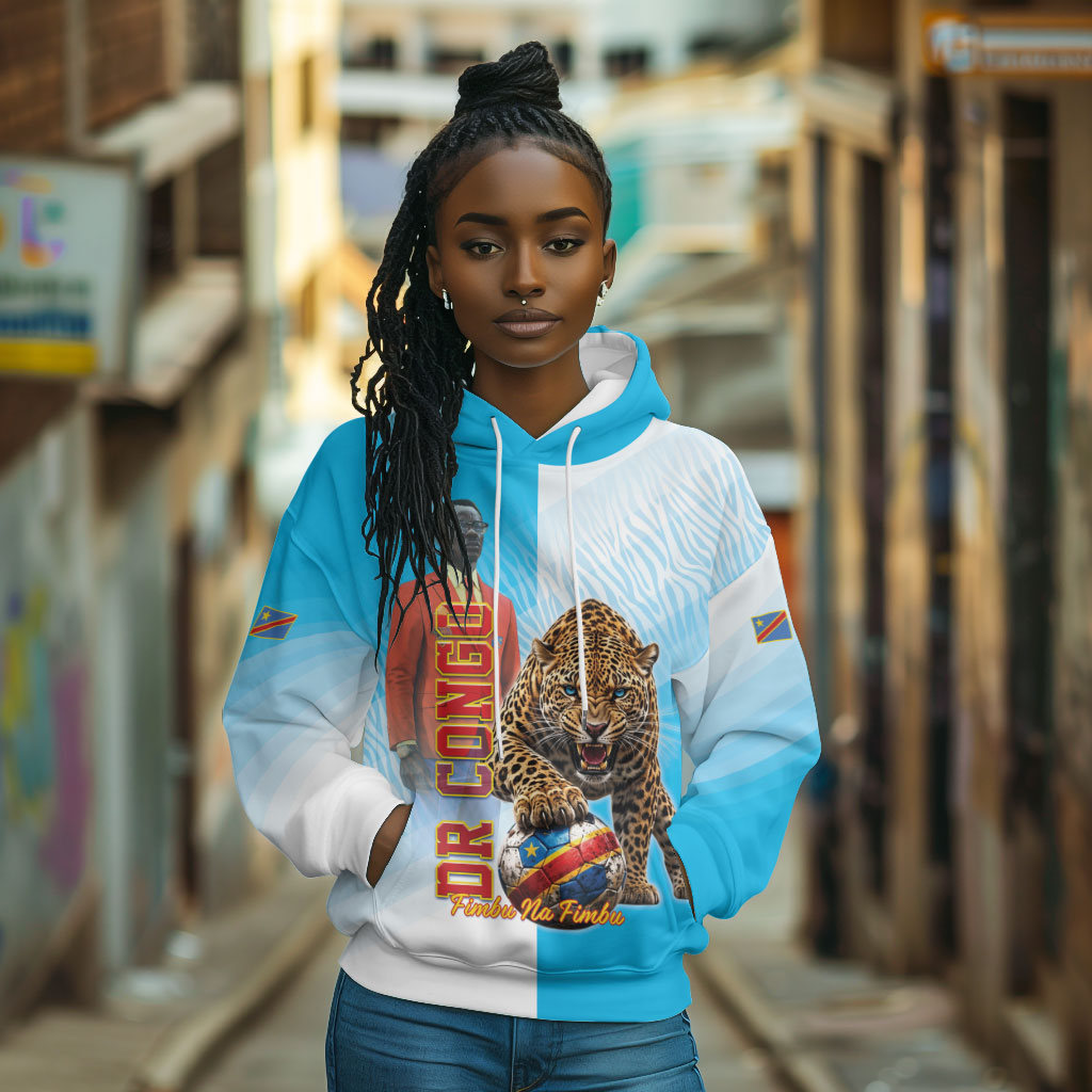 Custom DR Congo Football 2026 Hoodie Fimbu Na Fimbu