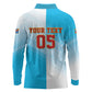 Custom DR Congo Football 2026 Long Sleeve Polo Shirt Fimbu Na Fimbu
