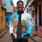 Custom DR Congo Football 2026 Sleeve Zip Bomber Jacket Fimbu Na Fimbu